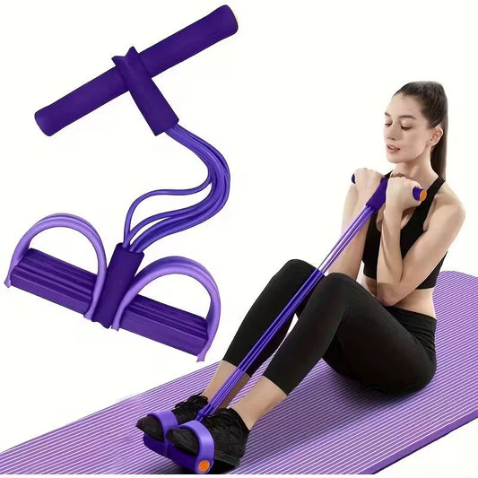 Multifunctional Elastic Yoga Resistance Bands, & PVC Material, Home Gym Fitness Equipment for Stretching Exercises