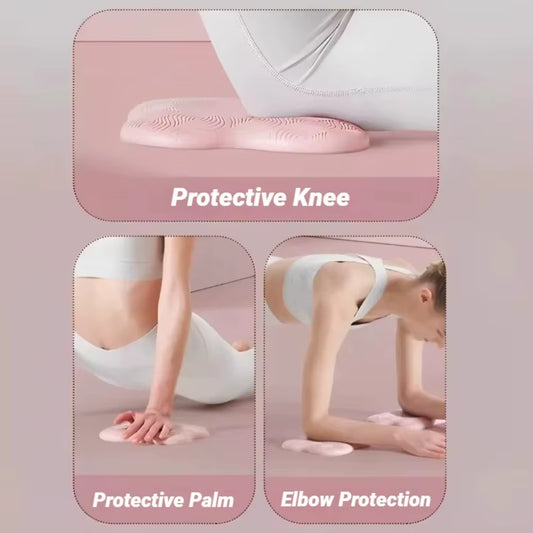 Thickened TPE Anti-Slip Yoga Knee Pad – Soft, Slow-Rebound Cushion for Knees & Elbows, Non-Slip Fitness Mat